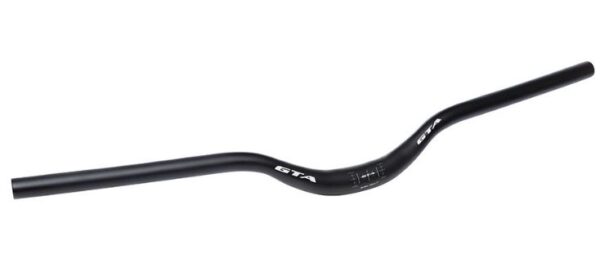 Guidão mtb downhill alumínio 31.8x720x45mm 9° double butted preto