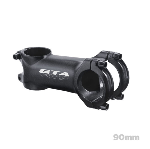 Suporte de guidão em alumínio 3d forjado aheadset 90mm 7° 31.8mm preto